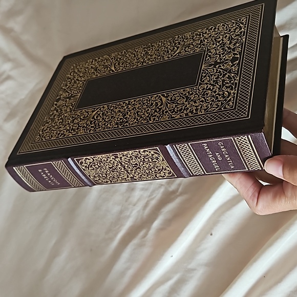 😵1982 1st Printing Franklin Library Gargubtua and Pantagruel leather Rabelaus - Picture 2 of 13